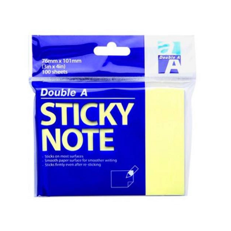 Giấy Note DoubleA 3x4 vàng Giấy Note DoubleA 3x4 vàng